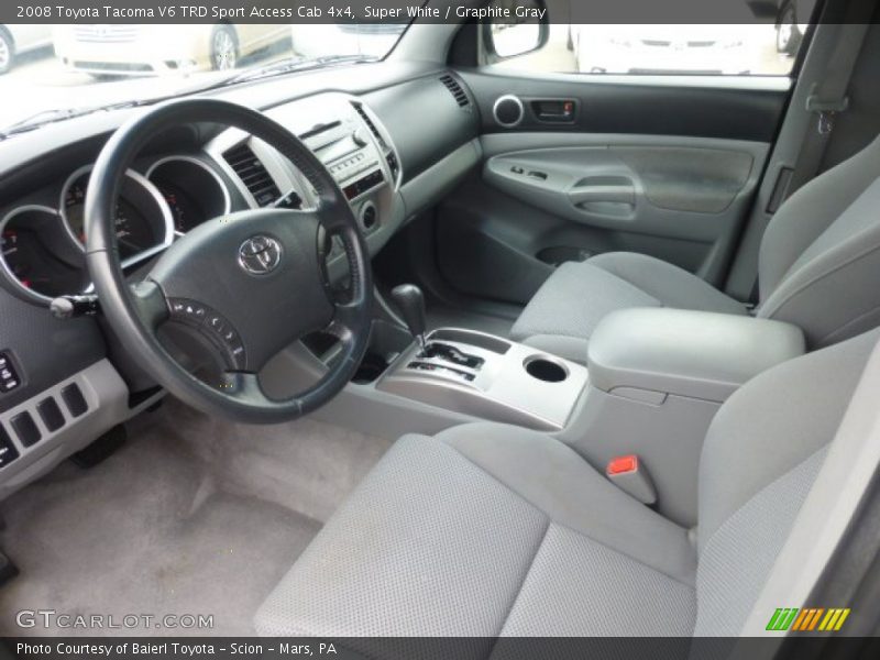  2008 Tacoma V6 TRD Sport Access Cab 4x4 Graphite Gray Interior