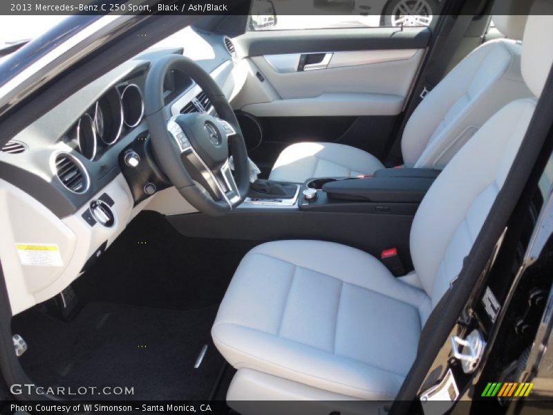 Black / Ash/Black 2013 Mercedes-Benz C 250 Sport