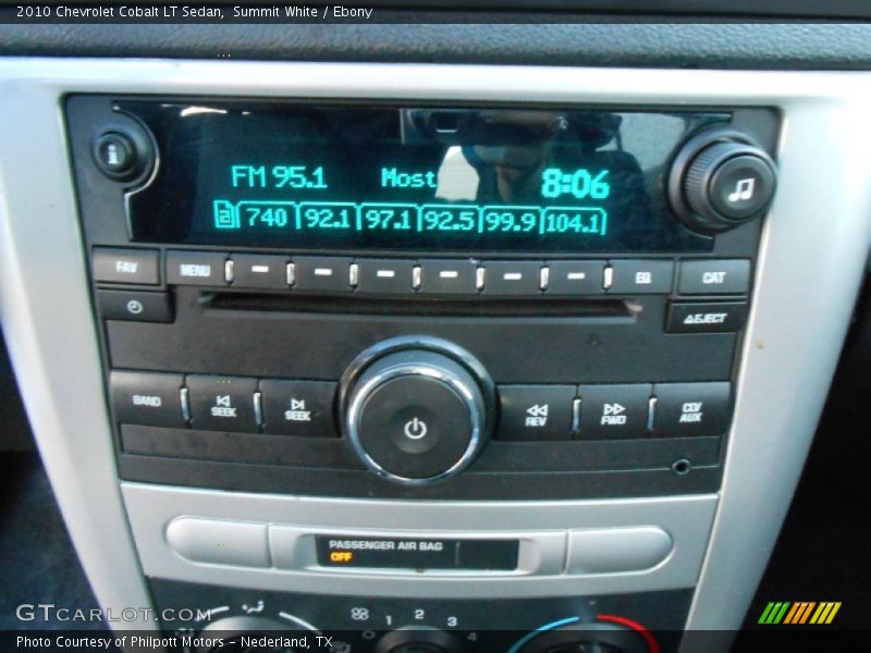 Summit White / Ebony 2010 Chevrolet Cobalt LT Sedan