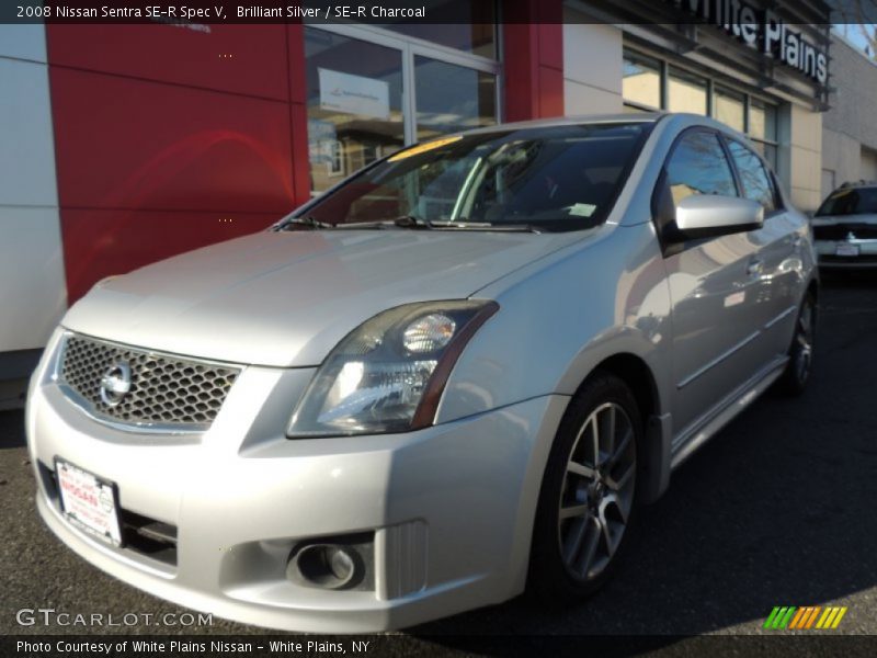 Brilliant Silver / SE-R Charcoal 2008 Nissan Sentra SE-R Spec V