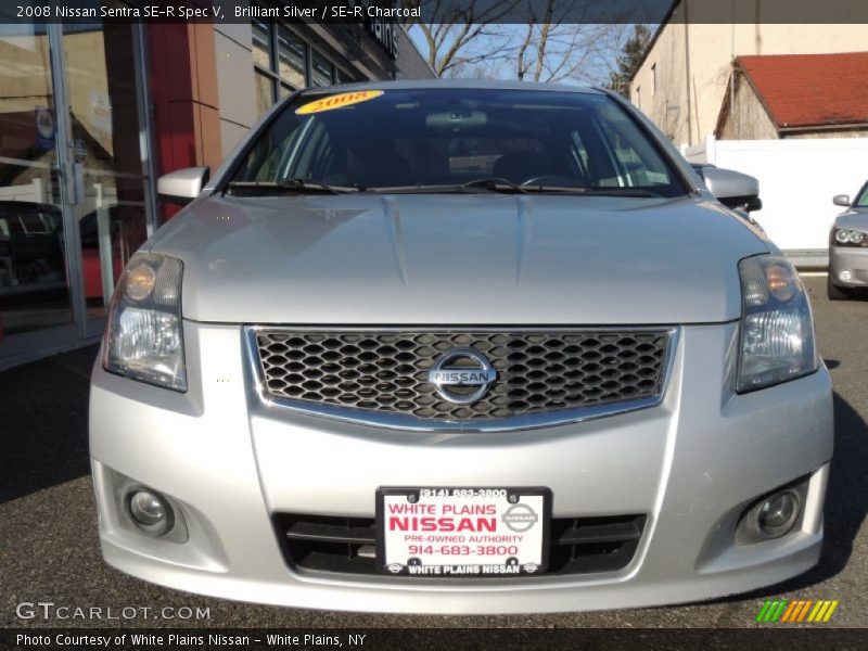 Brilliant Silver / SE-R Charcoal 2008 Nissan Sentra SE-R Spec V