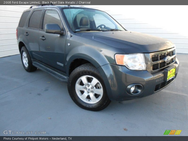 Black Pearl Slate Metallic / Charcoal 2008 Ford Escape Limited