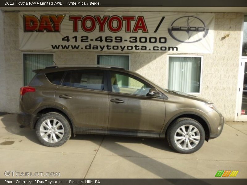 Pyrite Mica / Beige 2013 Toyota RAV4 Limited AWD