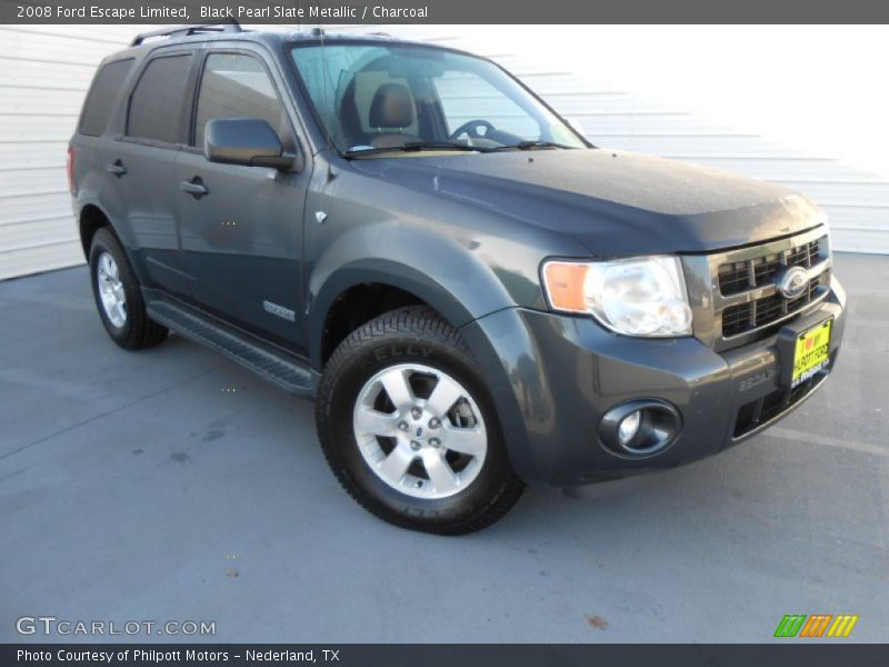 Black Pearl Slate Metallic / Charcoal 2008 Ford Escape Limited