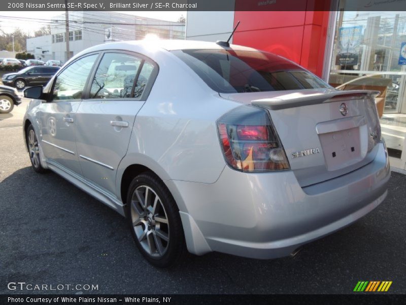 Brilliant Silver / SE-R Charcoal 2008 Nissan Sentra SE-R Spec V