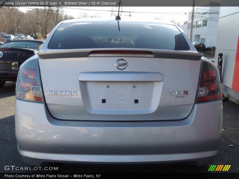 Brilliant Silver / SE-R Charcoal 2008 Nissan Sentra SE-R Spec V