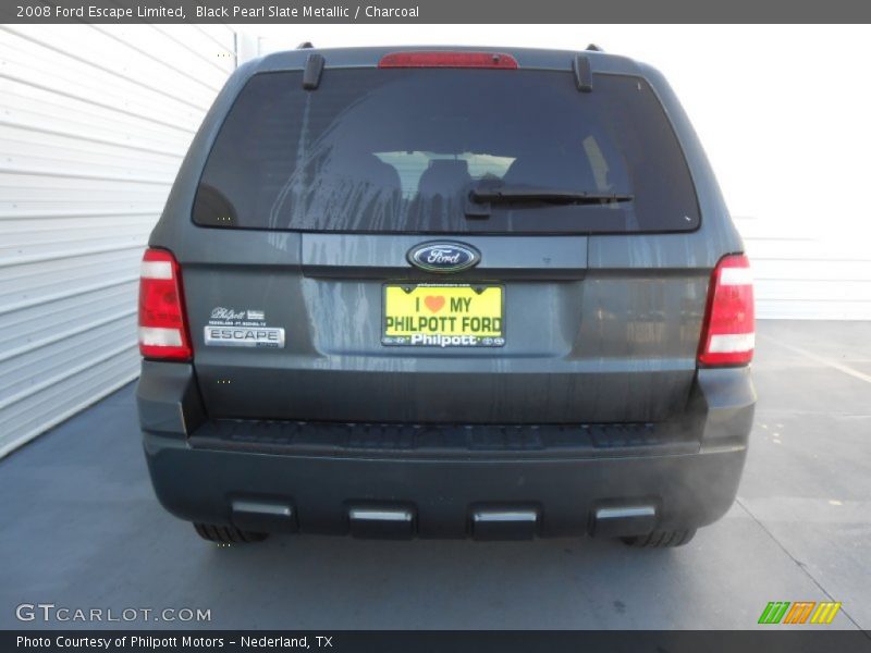 Black Pearl Slate Metallic / Charcoal 2008 Ford Escape Limited