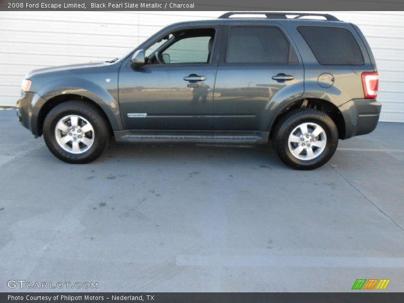 Black Pearl Slate Metallic / Charcoal 2008 Ford Escape Limited