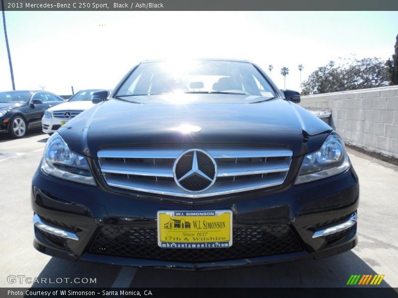 Black / Ash/Black 2013 Mercedes-Benz C 250 Sport