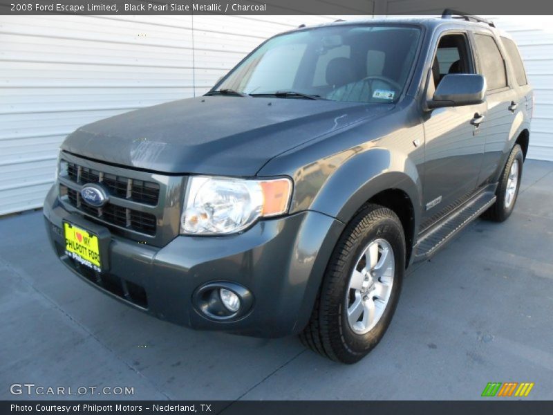 Black Pearl Slate Metallic / Charcoal 2008 Ford Escape Limited