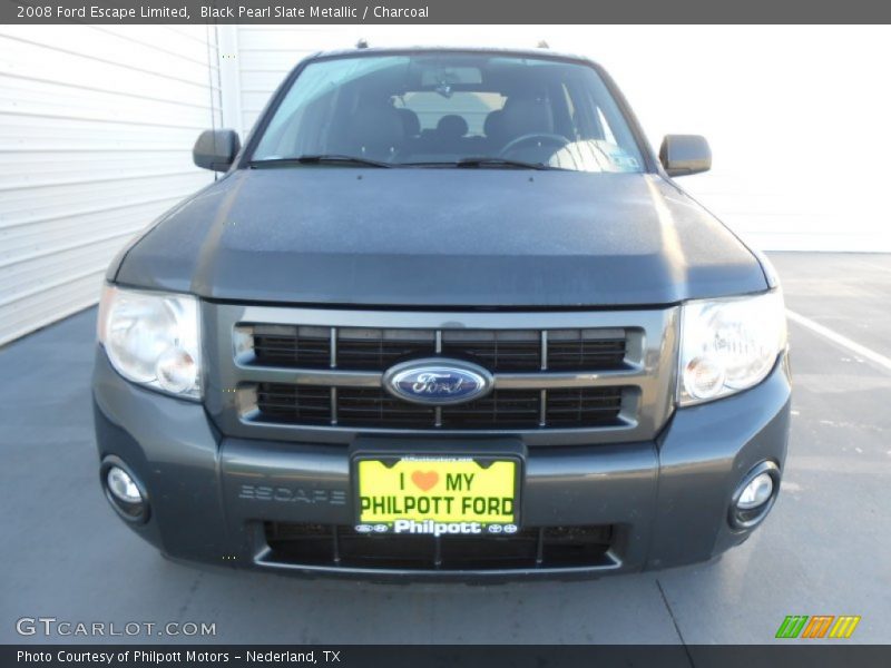 Black Pearl Slate Metallic / Charcoal 2008 Ford Escape Limited