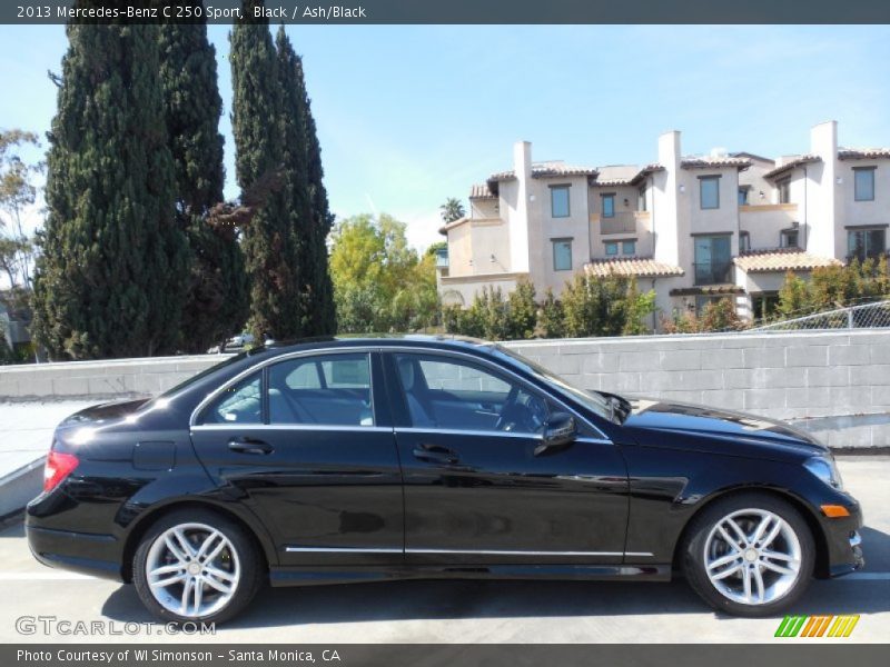Black / Ash/Black 2013 Mercedes-Benz C 250 Sport