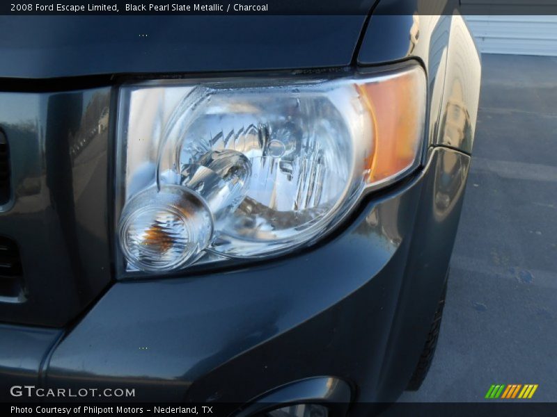 Black Pearl Slate Metallic / Charcoal 2008 Ford Escape Limited