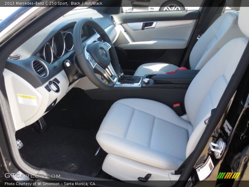 Black / Ash/Black 2013 Mercedes-Benz C 250 Sport