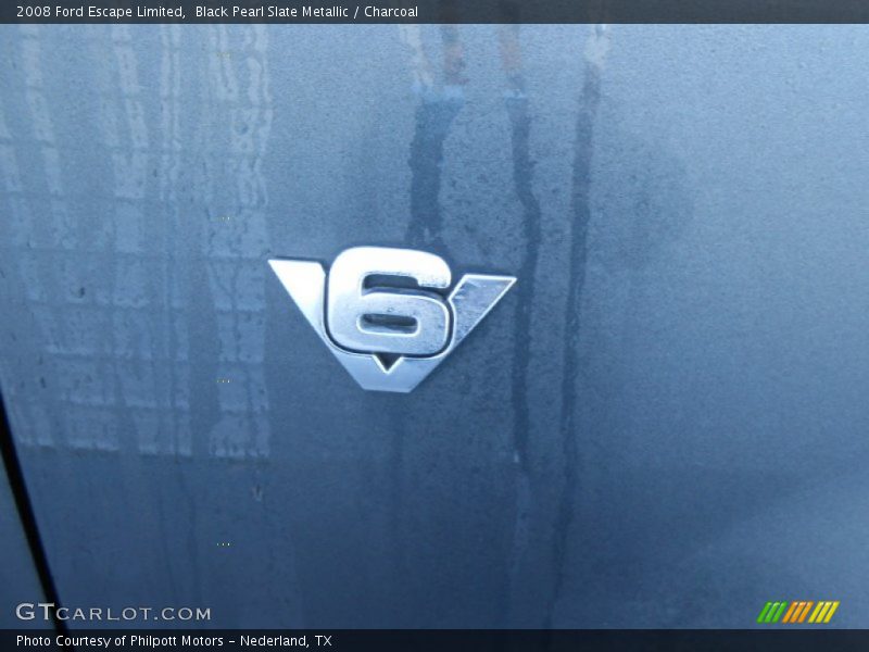 Black Pearl Slate Metallic / Charcoal 2008 Ford Escape Limited