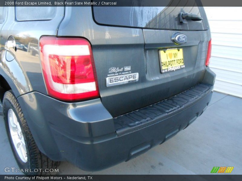 Black Pearl Slate Metallic / Charcoal 2008 Ford Escape Limited