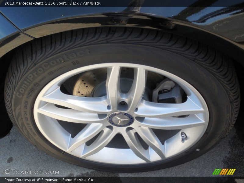 Black / Ash/Black 2013 Mercedes-Benz C 250 Sport