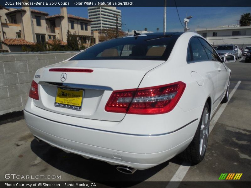 Polar White / Natural Beige/Black 2013 Mercedes-Benz E 350 Coupe