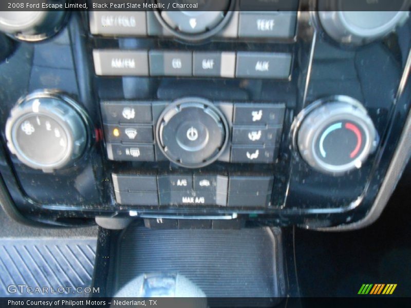 Black Pearl Slate Metallic / Charcoal 2008 Ford Escape Limited