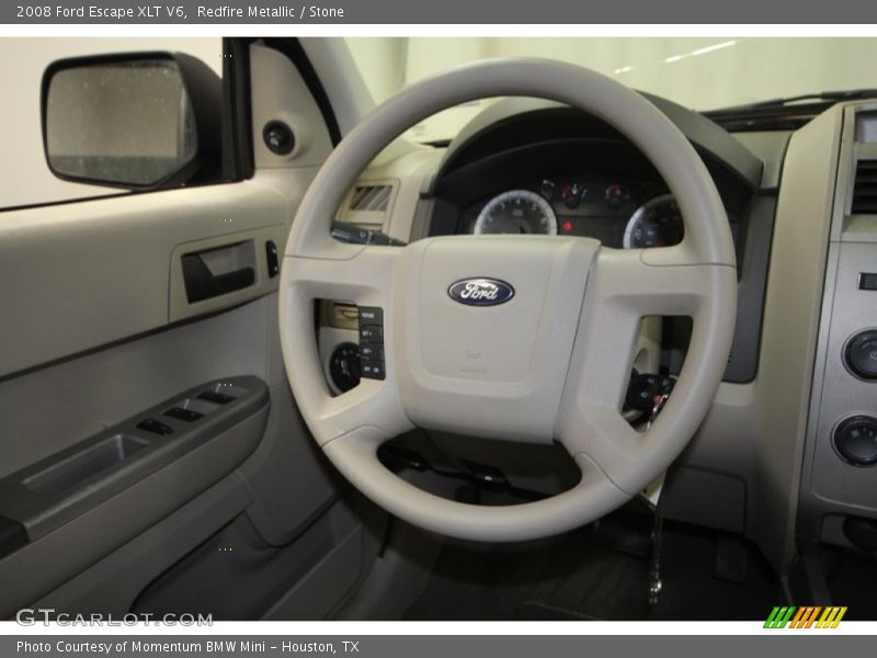 Redfire Metallic / Stone 2008 Ford Escape XLT V6