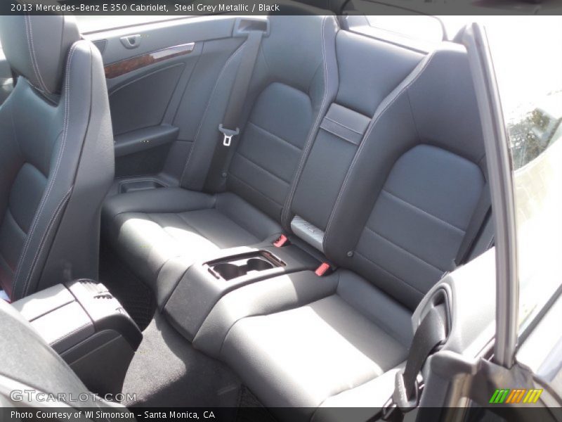 Steel Grey Metallic / Black 2013 Mercedes-Benz E 350 Cabriolet