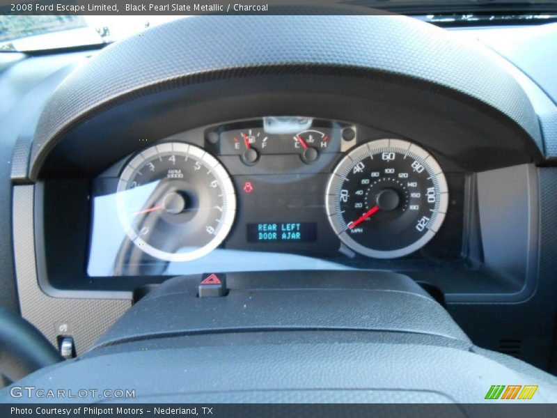 Black Pearl Slate Metallic / Charcoal 2008 Ford Escape Limited