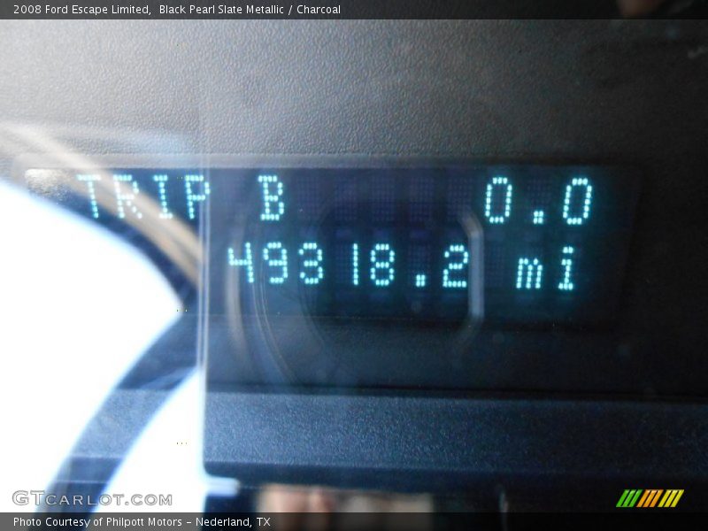 Black Pearl Slate Metallic / Charcoal 2008 Ford Escape Limited