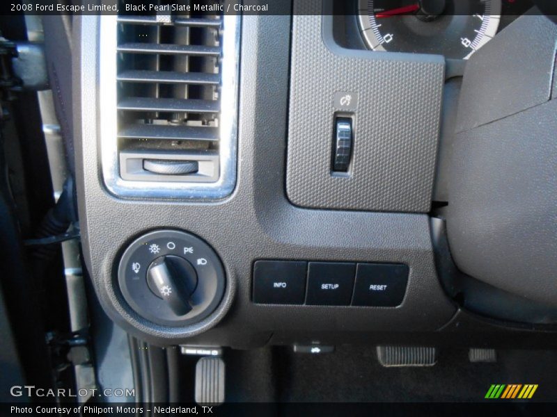 Black Pearl Slate Metallic / Charcoal 2008 Ford Escape Limited