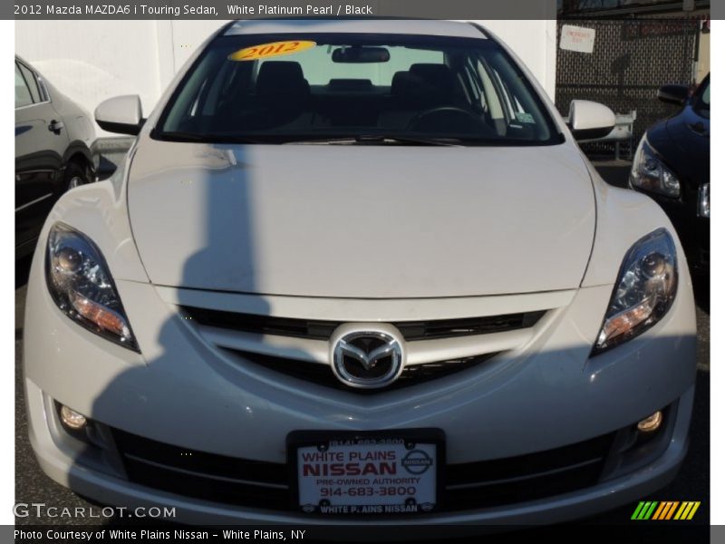 White Platinum Pearl / Black 2012 Mazda MAZDA6 i Touring Sedan