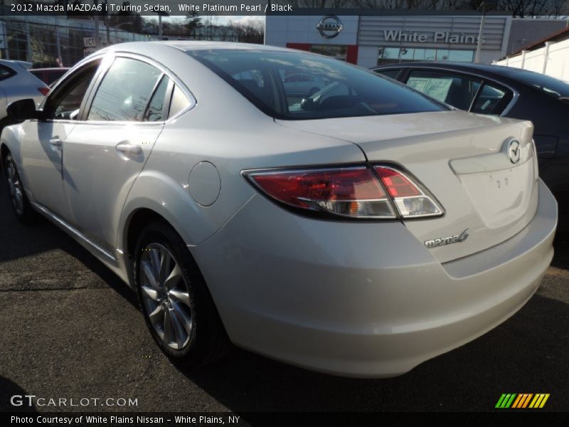 White Platinum Pearl / Black 2012 Mazda MAZDA6 i Touring Sedan