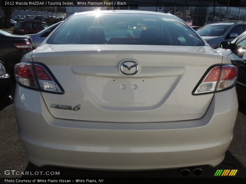 White Platinum Pearl / Black 2012 Mazda MAZDA6 i Touring Sedan