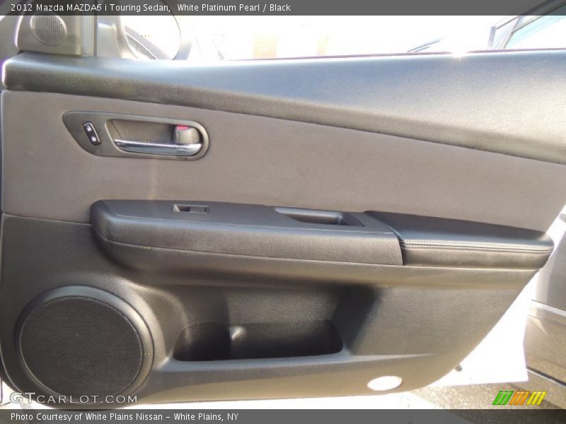 White Platinum Pearl / Black 2012 Mazda MAZDA6 i Touring Sedan