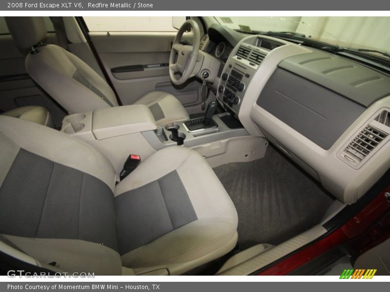 Redfire Metallic / Stone 2008 Ford Escape XLT V6