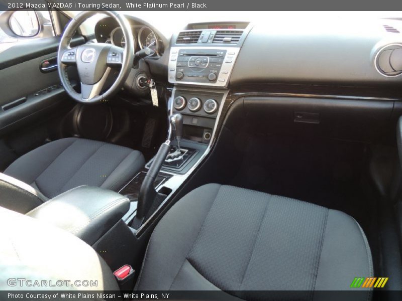 White Platinum Pearl / Black 2012 Mazda MAZDA6 i Touring Sedan