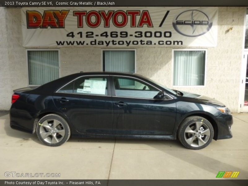 Cosmic Gray Metallic / Black/Ash 2013 Toyota Camry SE V6
