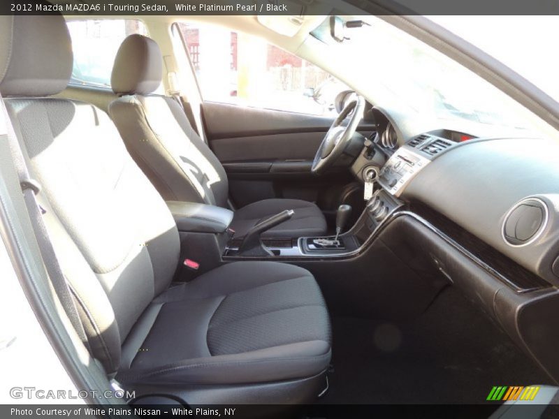 White Platinum Pearl / Black 2012 Mazda MAZDA6 i Touring Sedan