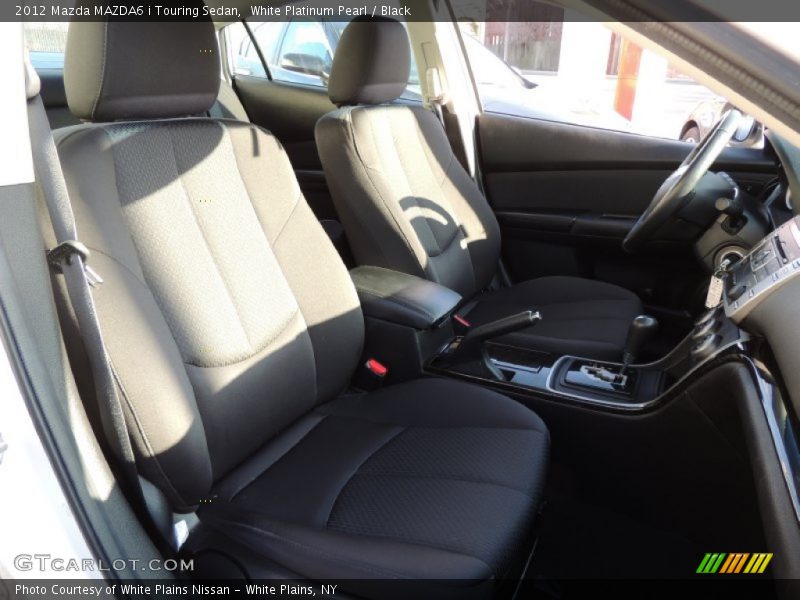 White Platinum Pearl / Black 2012 Mazda MAZDA6 i Touring Sedan