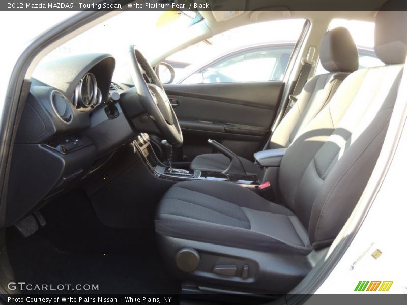 White Platinum Pearl / Black 2012 Mazda MAZDA6 i Touring Sedan