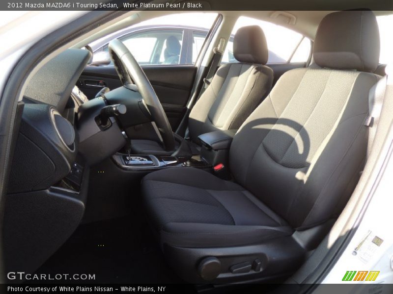 White Platinum Pearl / Black 2012 Mazda MAZDA6 i Touring Sedan