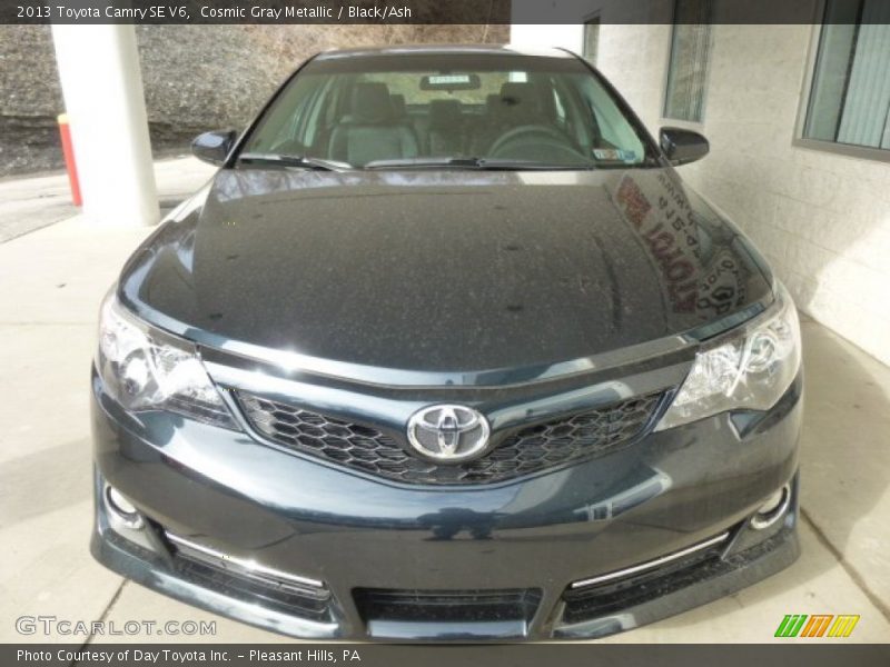 Cosmic Gray Metallic / Black/Ash 2013 Toyota Camry SE V6