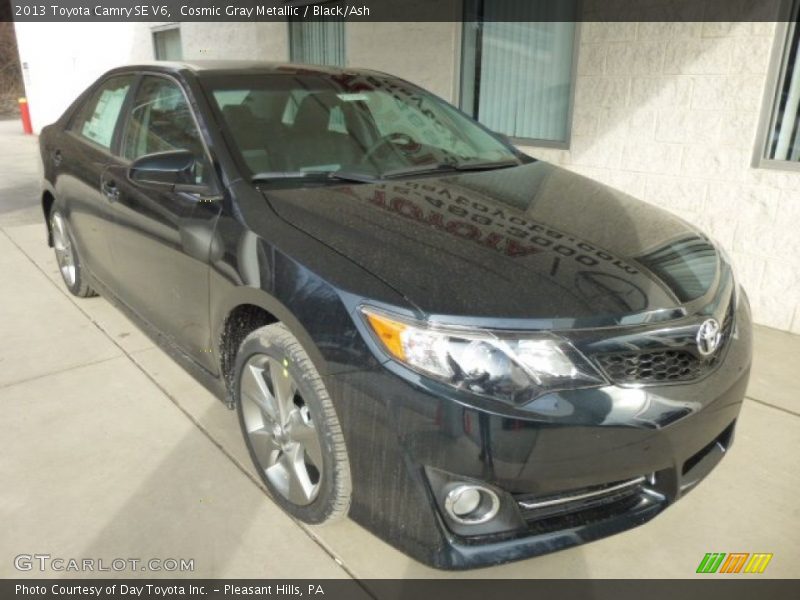Cosmic Gray Metallic / Black/Ash 2013 Toyota Camry SE V6
