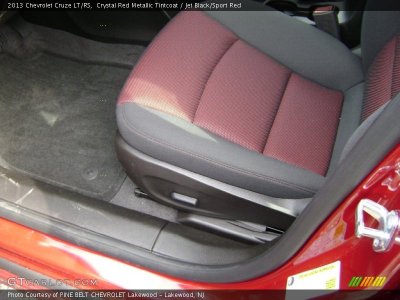 Crystal Red Metallic Tintcoat / Jet Black/Sport Red 2013 Chevrolet Cruze LT/RS