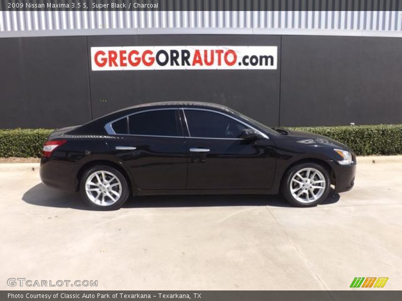 Super Black / Charcoal 2009 Nissan Maxima 3.5 S