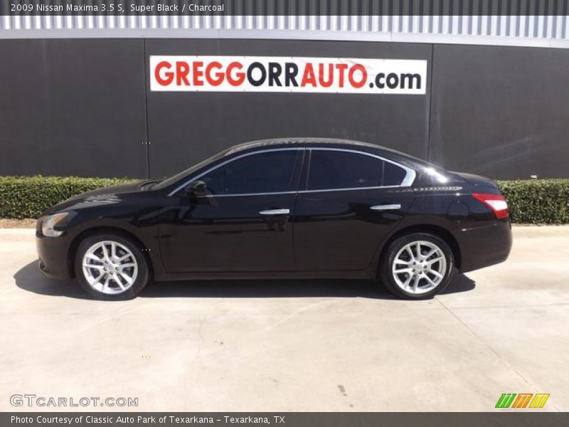 Super Black / Charcoal 2009 Nissan Maxima 3.5 S
