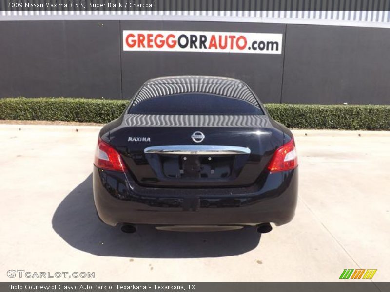 Super Black / Charcoal 2009 Nissan Maxima 3.5 S