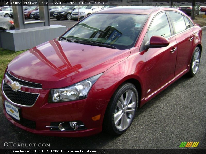 Crystal Red Metallic Tintcoat / Jet Black 2013 Chevrolet Cruze LTZ/RS