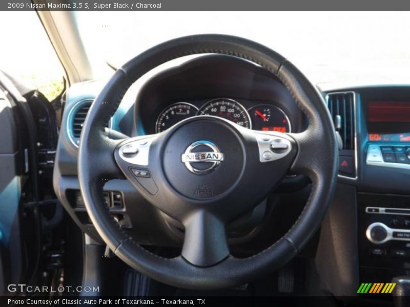 Super Black / Charcoal 2009 Nissan Maxima 3.5 S