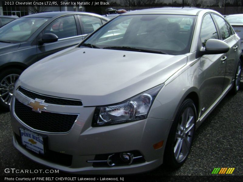 Silver Ice Metallic / Jet Black 2013 Chevrolet Cruze LTZ/RS