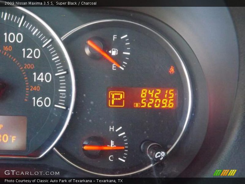 Super Black / Charcoal 2009 Nissan Maxima 3.5 S
