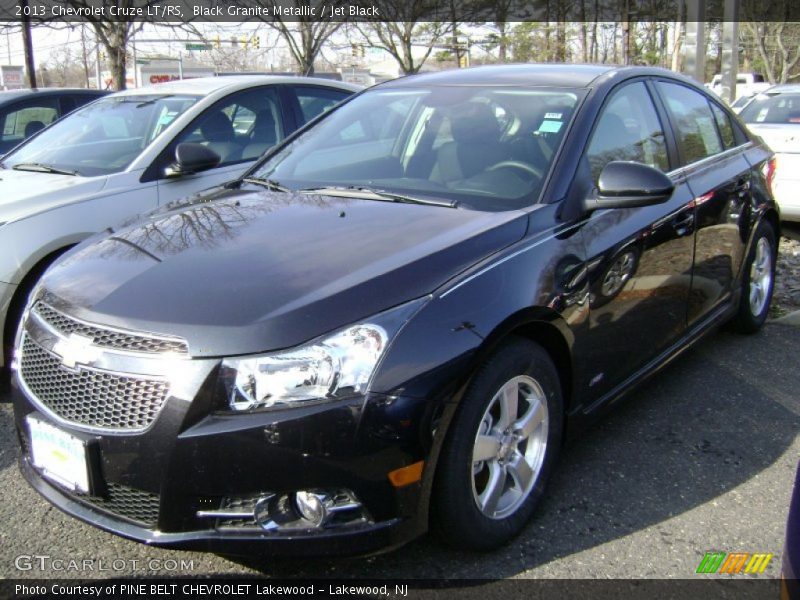 Black Granite Metallic / Jet Black 2013 Chevrolet Cruze LT/RS